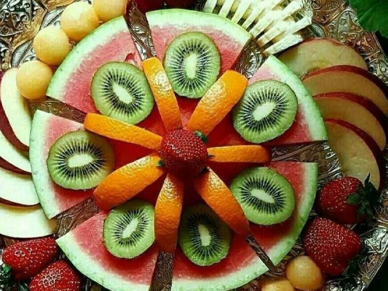تزیین میوه