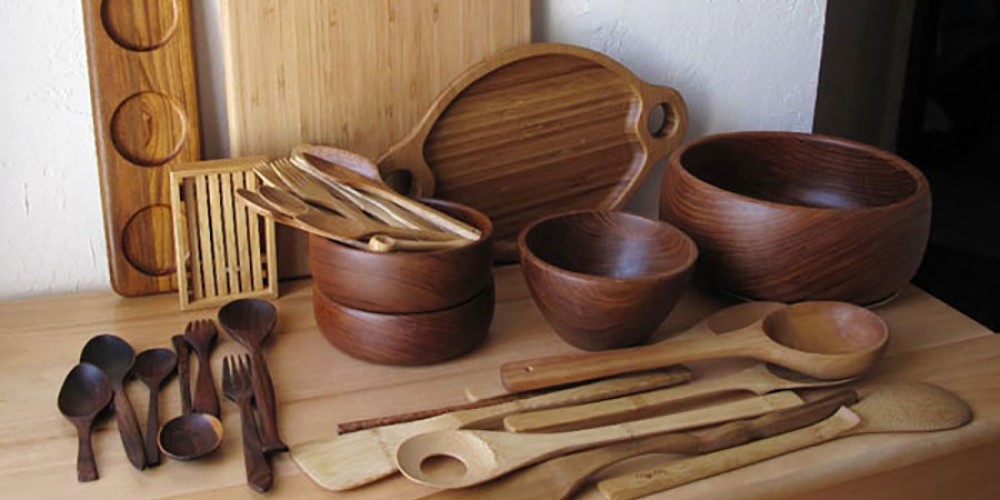 ظروف چوبی بامبو