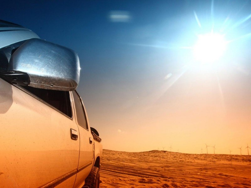 جلوگیری از آفتاب سوختگی خودرو