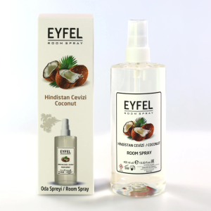 اسپری خوشبوکننده نارگیل با رایحه گرمسیری و آرامش‌بخش خود، فضایی دل‌انگیز و استوایی ایجاد می‌کند.