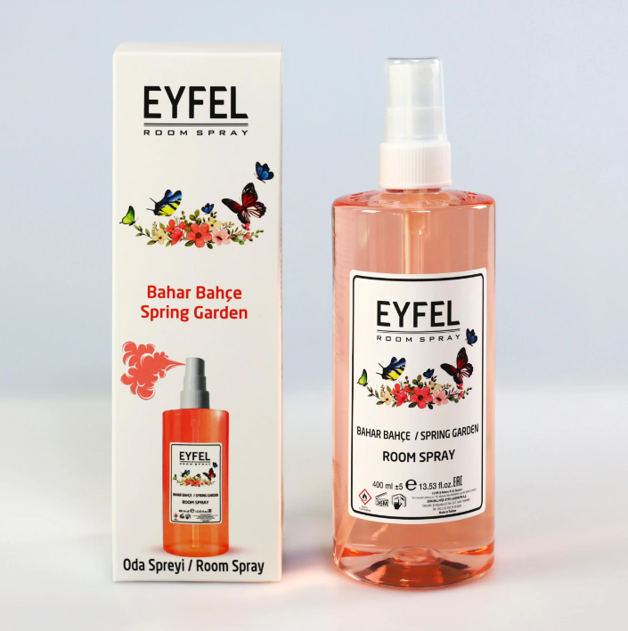 این اسپری معطر با ترکیب منحصر به فردی از رایحه‌های گل‌های بهاری و سبزیجات تازه، فضایی سرشار از نشاط و آرامش را در محیط زندگی شما ایجاد می‌کند.